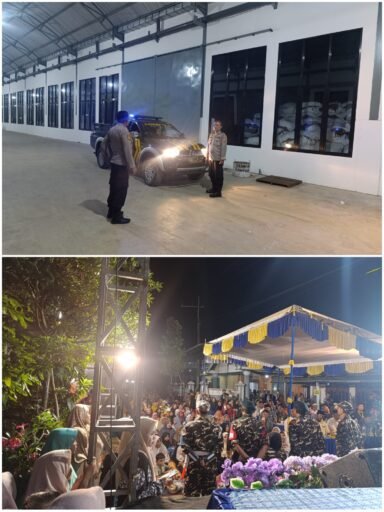 Pastikan Wilayah Ngimbang Tetap Kondusif Polsek Ngimbang Gelar Patroli Blue Light Di Malam Hari