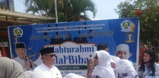 Silaturahmi Halal Bihalal 1447 H 30 -3- 2026 Asep Ikhsan,MM Ketua YPPGMI Dr.Yusnan Yusuf,M.Si Ketua STKINDO