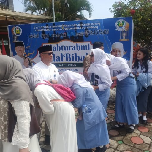 Silaturahmi Halal Bihalal 1447 H 30 -3- 2026 Asep Ikhsan,MM Ketua YPPGMI Dr.Yusnan Yusuf,M.Si Ketua STKINDO