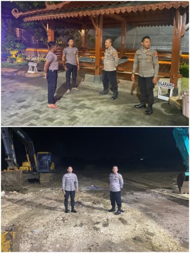 Guna Cegah Dan Daya Tangkal 4C Polsek Ngimbang Gelar Patroli Blue Light Di Daerah Rawan