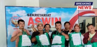 Pererat Silaturahmi, ASWIN Rembang Salurkan Paket Lebaran untuk Pengurus dan Anggota