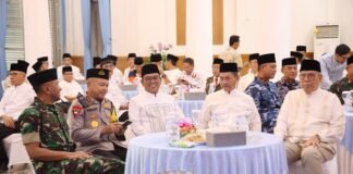 Buka Puasa Bersama Forkopimda, Andra Soni Tegaskan Kesiapan Layanan Mudik Lebaran
