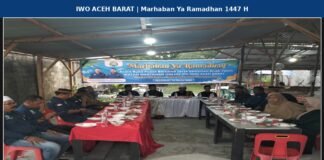 IWO Aceh Barat Gelar Buka Puasa Bersama dan Santunan Anak Yatim di Gampong Gampa