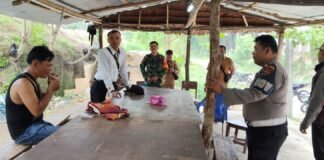 Polresta Deli Serdang Tegas Berantas Perjudian, Polsek Bangun Purba Lakukan Sweeping