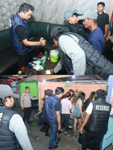 Polres Kep. Meranti Gelar Razia Serentak di Tempat Hiburan Malam, Cegah Peredaran Narkoba