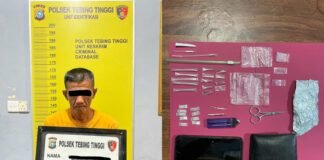 Operasi Antik 2026 Polsek Tebing Tinggi Ringkus Di Duga Pengedar Sabu Nipah Sendanu