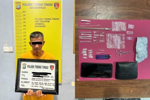 Operasi Antik 2026 Polsek Tebing Tinggi Ringkus Di Duga Pengedar Sabu Nipah Sendanu