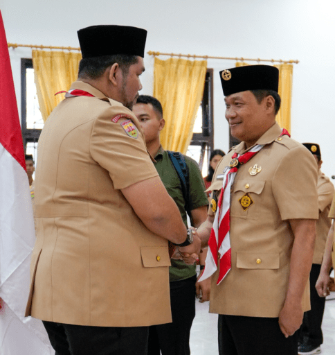 KETUA KWARDA SUMUT LANTIK MABICABÂ HUMBAHAS, TEGASKAN PRAMUKA HARUS JADI SOLUSI NYATA BAGI GENERASI MUDA