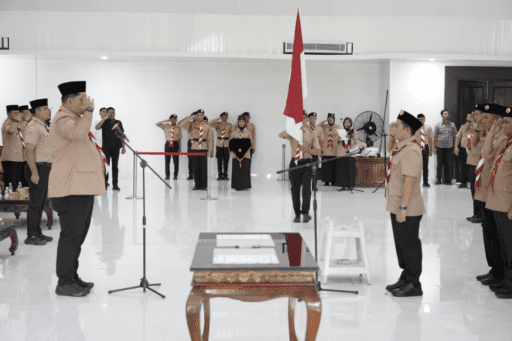 Kwarda Sumut Tegaskan Pramuka Harus Bertransformasi, Mabicab Padang Lawas Resmi Dikukuhkan