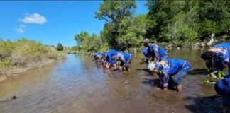 Wujud Kepedulian, Sahabat Polairud NTB Bertanam Mangrove dan Bersih Pantai di Poto Tano Sumbawa Barat