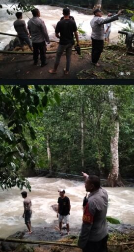 Polisi Bersama Basarnas Sisir Sungai Tibu Ijo Kekait Cari Gadis Mataram Yang Hanyut Diterjang Air Bah
