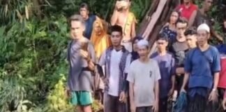 Remaja 16 Tahun Korban Hanyut Temburun Nanas Ditemukan dan Dievakuasi di Bendungan Menintig