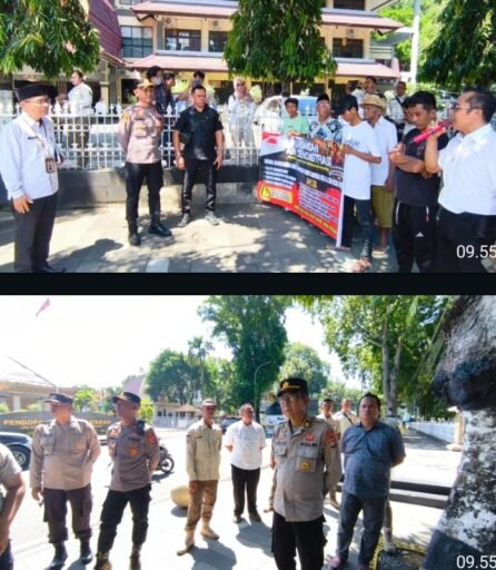 Hearing Pemuda Sasak Soal IPAL dan CSR Aston Inn Mataram, Polsek Sandubaya Lakukan Pengamanan