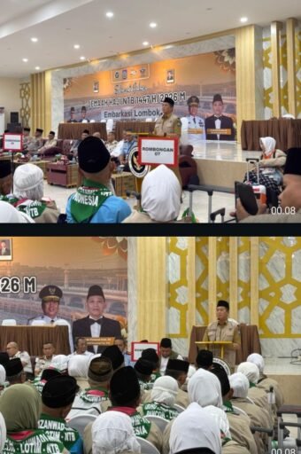 Gubernur Titip Doa untuk Daerah NTB Saat Melepas Jamaah Haji Kloter I