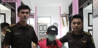 Tersangka dugaan Korupsi Pembangunan RSU Kelas D Pratama Kab.Nias TA.2022 di tahan di kejari Gunungsitoli