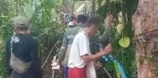 Tolong Pak Gubernur Banten, Andra Soni,SM. M.AP. Jembatan Gantung Dua Desa Padasuka-Ciburial Kp.Cicurug Rusak