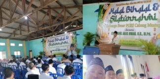 Halal Bihalal dan Silaturahmi Keluarga Besar PGRI Cabang Mantup Penuh Nostalgia Dan Berjalan Lancar