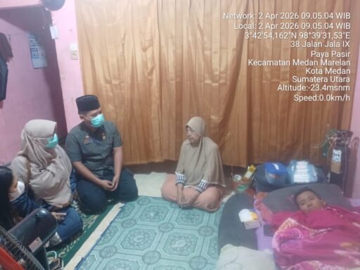 Camat Medan Marelan Gercep Bantu Warga Tidak Mampu Penderita TB