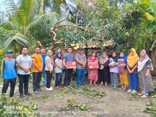 Respon Cepat’ Pemkab PALI Salurkan Bantuan Kepada Masyarakat Yang Terkena Musibah