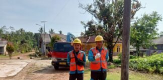 PLN Posko Cibaliung Cab ULP Unit Labuan Geser Tiang Listrik di Tanam-Kp Ciundil RT3/1 Waringin Kurung,4-4-26