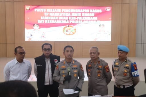 Polres Ogan Ilir Sikat Jaringan Narkotika, 4,2 Kg Sabu dan Dua Pelaku Diamankan