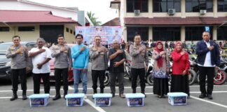 3.430 Kasus Curanmor Diungkap, Polda Sumsel Kembalikan 497 Kendaraan kepada Pemilik Sah