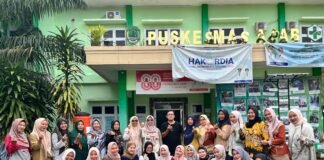 Puskesmas Abab Gelar Jumat Barokah: Senam Jasmani dan Aksi Bersih oleh Staf