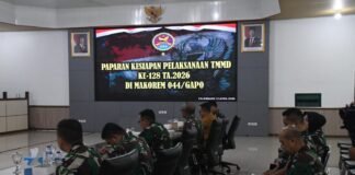 Danrem 044/Gapo : TMMD ke-128 Harus Tepat Sasaran dan Berdampak Nyata Bagi Masyarakat