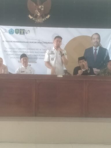 Pemdes Cigadung Gelar Sosialisasi UU Bantuan Hukum, Dorong Optimalisasi Posbankum untuk Warga Kurang Mampu.
