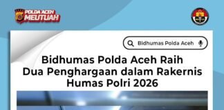*Bidhumas Polda Aceh Raih Dua Penghargaan Dalam Rakernis Humas Polri 2026*
