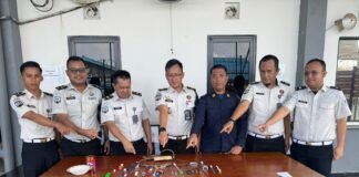 Razia Rutin dan Aksi Bersih-Bersih Blok Hunian, Rutan Kelas I Palembang Perkuat Keamanan dan Kebersihan