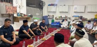 Perkuat Pembinaan, Kabid P3KI Kanwil Ditjenpas Sumsel Gelar Shalat Magrib dan Tausiah di Rutan Palembang