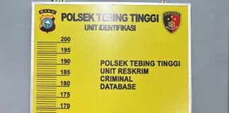 Reskrim Polsek Tebing Tinggi Amankan Pelaku Pencurian di Ruko Jalan Tanjung Harapan