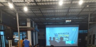 Bobotoh penuhi Halaman Disparpora Subang, Wabup Agus Masykur Nobar Bareng Viking