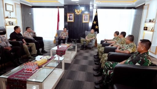 Perkuat Sinergi TNI-Polri, Kapolda Sumsel Terima Kunjungan Strategis Tim Sahli Panglima TNI