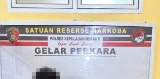 Pasutri Diringkus Sat Resnarkoba Polres Kep Meranti, Diduga Jadi Pengedar Ekstasi*