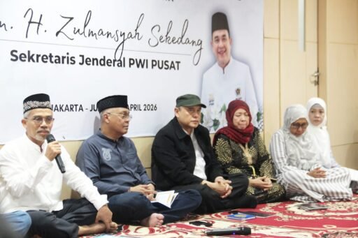 PWI Pusat Gelar Takziah dan Doa Bersama, Sekjen Zulmansyah Sekedang Dikenang Sosok Total dan Berdedikasi