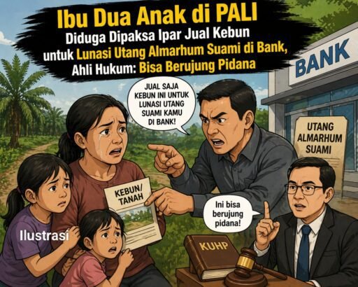 Ditekan Ipar Jual Kebun demi Utang Almarhum Suami, Ibu Muda di PALI Alami Nasib Pilu