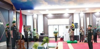 Pangdam I/BB Pimpin Sertijab dan Tradisi Korps Pejabat Utama di Makodam I/BB