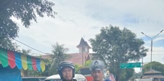 Program ” Polantas Menyapa ” Polres Binjai Ajak Warga Tertib Lalu Lintas Cegah Kecelakaan