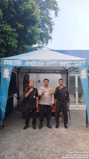 Sinergi Polri dan Security, Lingkungan Perkantoran Kemayoran Tetap Nyaman