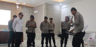 Polres Ogan Ilir Gelar TFG untuk Wujudkan Pengamanan Aksi Unjuk Rasa yang Aman, Tertib, dan Humanis