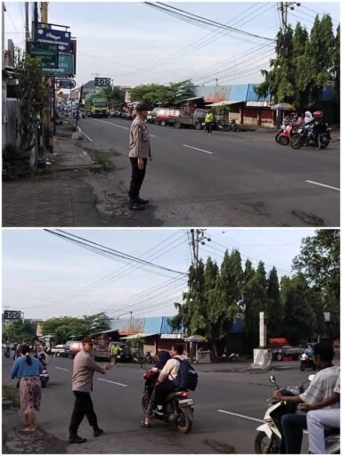Polsek Ngimbang Secara Rutin Gelar Commanderwish Di Pagi Hari Guna cegah Kemacetan