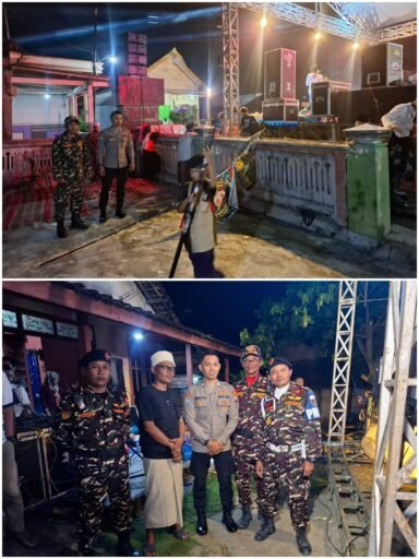 Polsek Ngimbang Gelar Pengamanan Pengajian Dalam Rangka Hajatan Masyarakat di Kakatpenjalin
