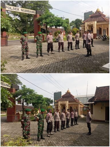 Wakapolsek Ngimbang Gelar Apel Siaga Libur Pajang dan Peringatan Wafatnya Yesus Kristus Bagi Umat Kristiani