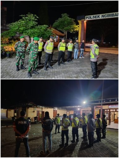 Guna Antisipadi Guantibmas Wakapolsek Ngimbang Gelar Apel Siaga di Mako Polsek Ngimbang