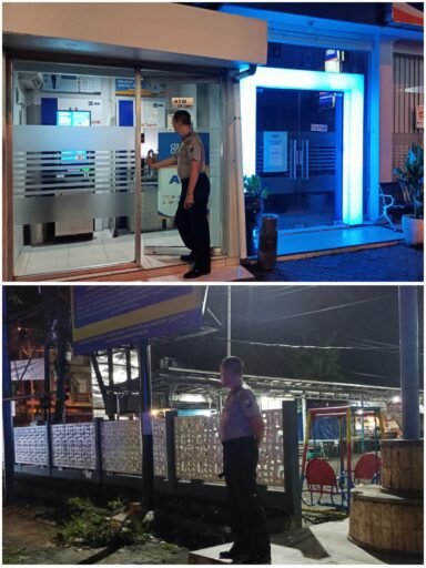 Guna Cegah Dan Daya Tangkal 4C Polsek Ngimbang Gelar Patroli Blue Light Di Daerah Rawan Pada Malam Hari