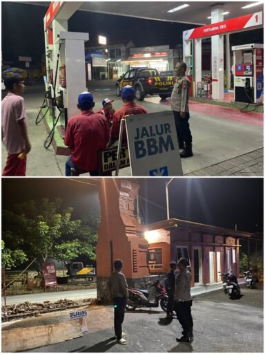 Pastikan Wilayah Ngimbang Tetap Kondusif Polsek Ngimbang Gelar Patroli Blue Light Cegah 4C Di Malam Hari