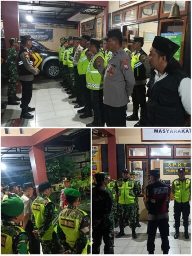Kapolsek Ngimbang Gelar Apel Siaga Harkamtibmas Kepulangan Pengesahan Perguruan IKSPI dari Madiun