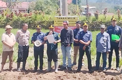 Eksekusi Sawah Seluas 533 M² di Rinding Batu Toraja Utara, Pihak Pemohon: Itu Sesuai Sertifikat